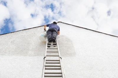 Peinture extérieure à la Baussaine — façades et ravalement